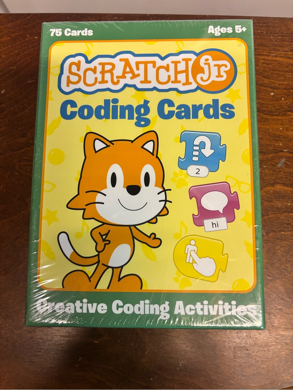 Yellow Coding Cards - Kids Creative Coding Activity Deck
